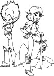 Arthur And Selenia coloring page