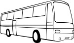Bus coloring page 2