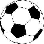 Disegno di Pallone da calcio da colorare