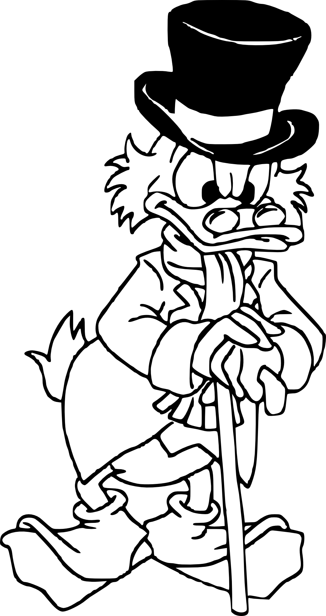 Balthazar Scrooge coloring page