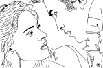 Bella And Edward From Twilight coloring page