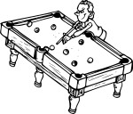 Coloriage billard