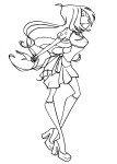 Bloom Winx Club coloring page