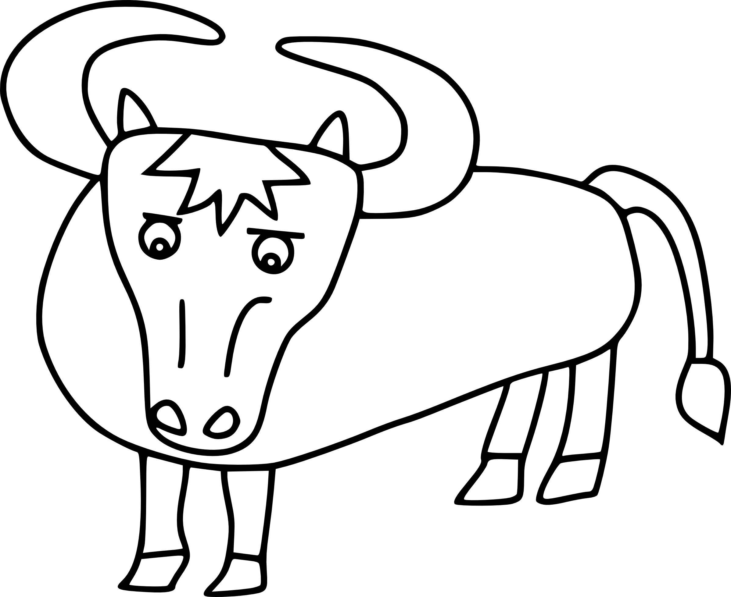 Beef coloring page