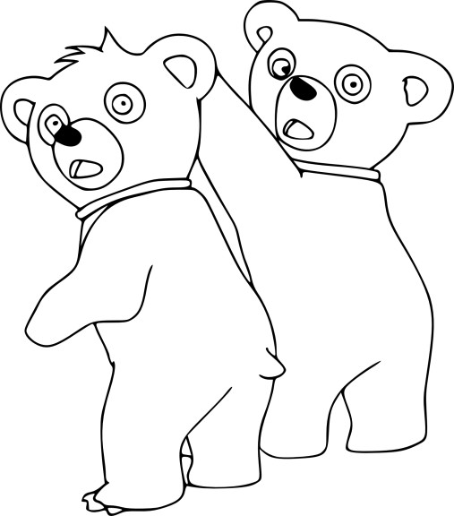 Monarch The Big Bear Of Tallac coloring page