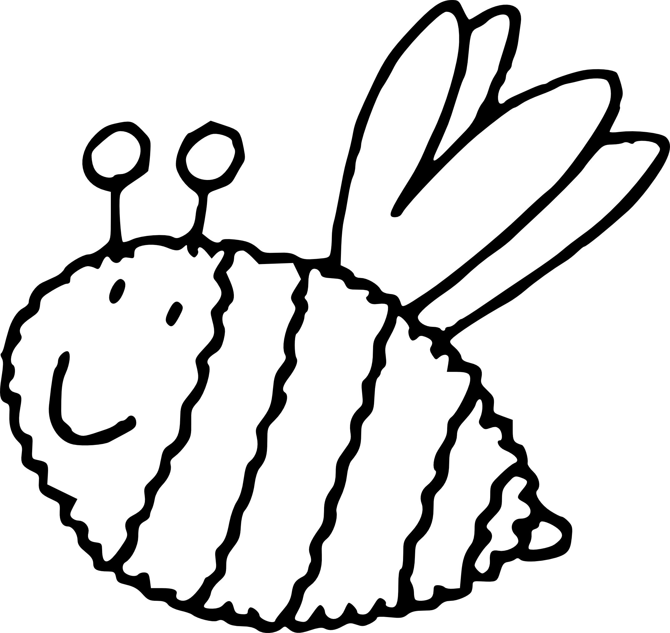 Bumblebee coloring page