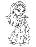 Bratz Princess coloring page