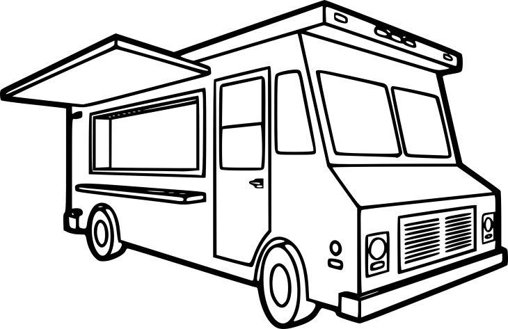 Coloriage camping car