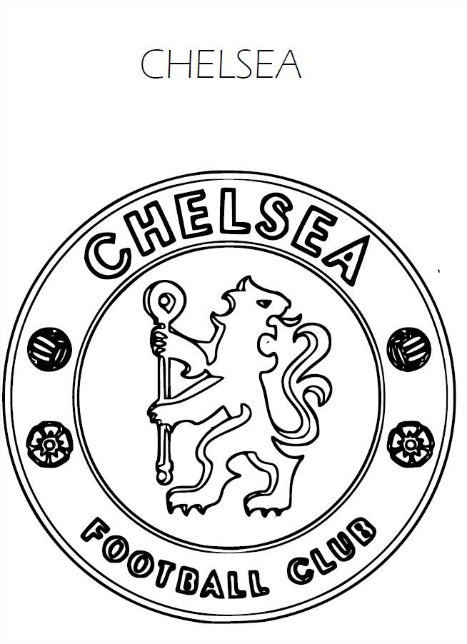 Chelsea Crest coloring page