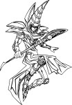 Coloriage chevalier Yu Gi Oh