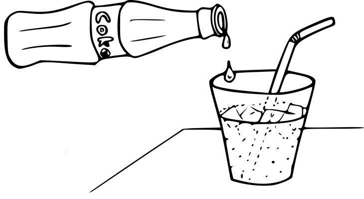 Coca Cola coloring page