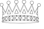 Crown coloring page