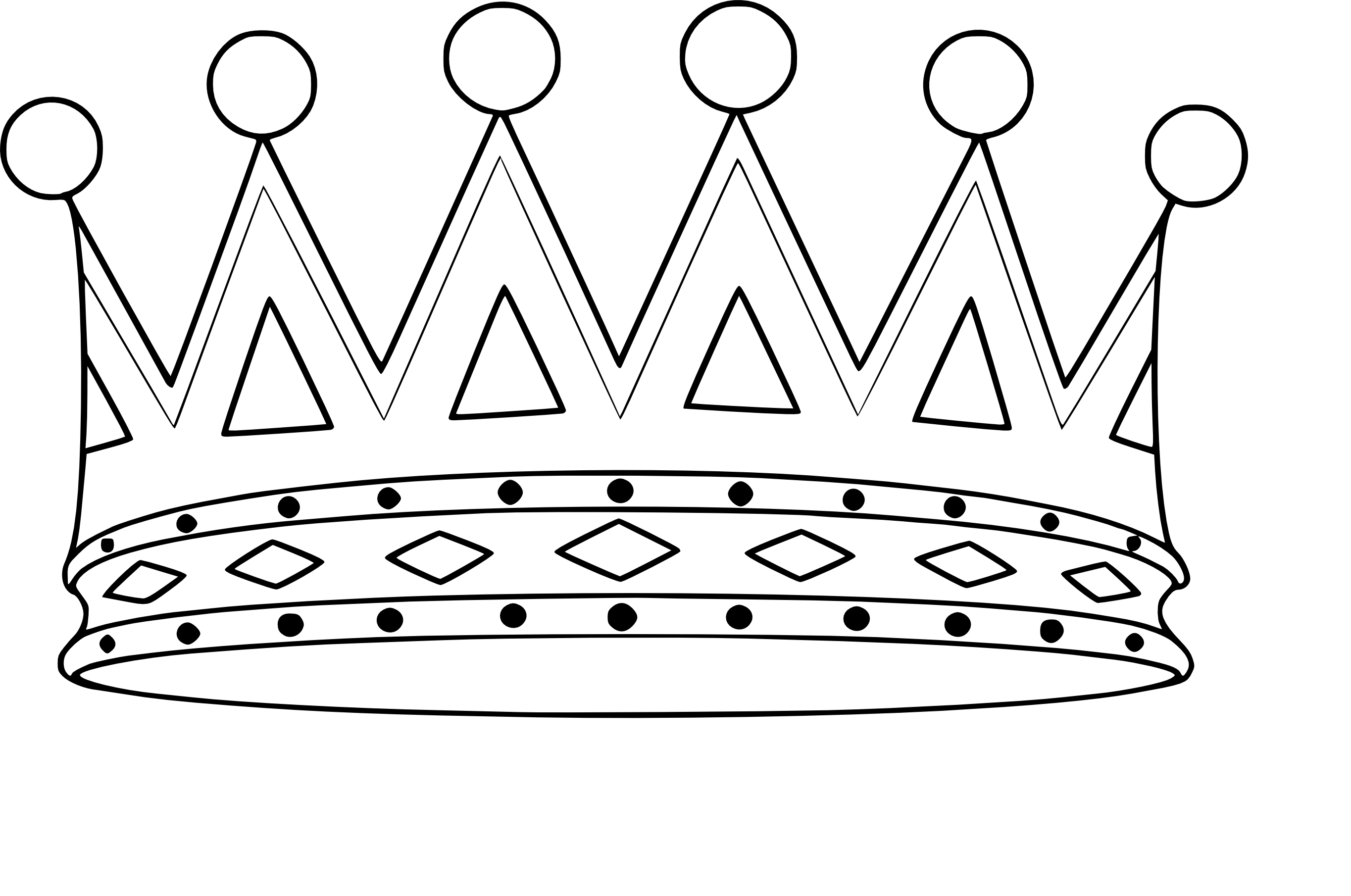 Crown coloring page