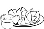 Mexican Cuisine coloring page