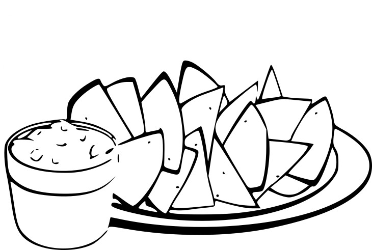 Mexican Cuisine coloring page