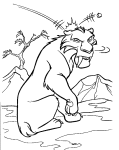 Diego Ice Age coloring page