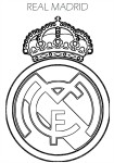 Coloriage ecusson Real Madrid