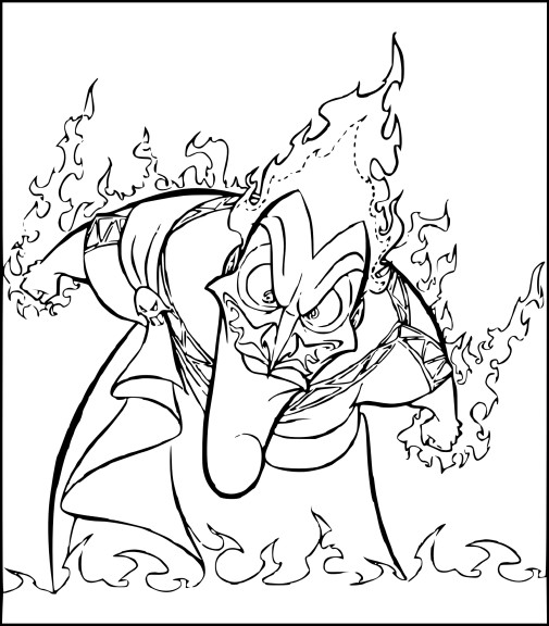 Coloriage Hades Disney