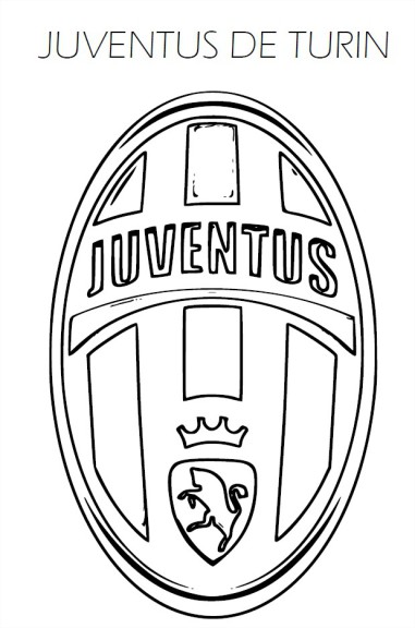 Disegno di Stemma Juventus Torino da colorare