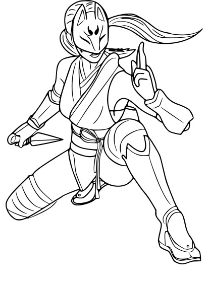 Kunimitsu Tekken coloring page