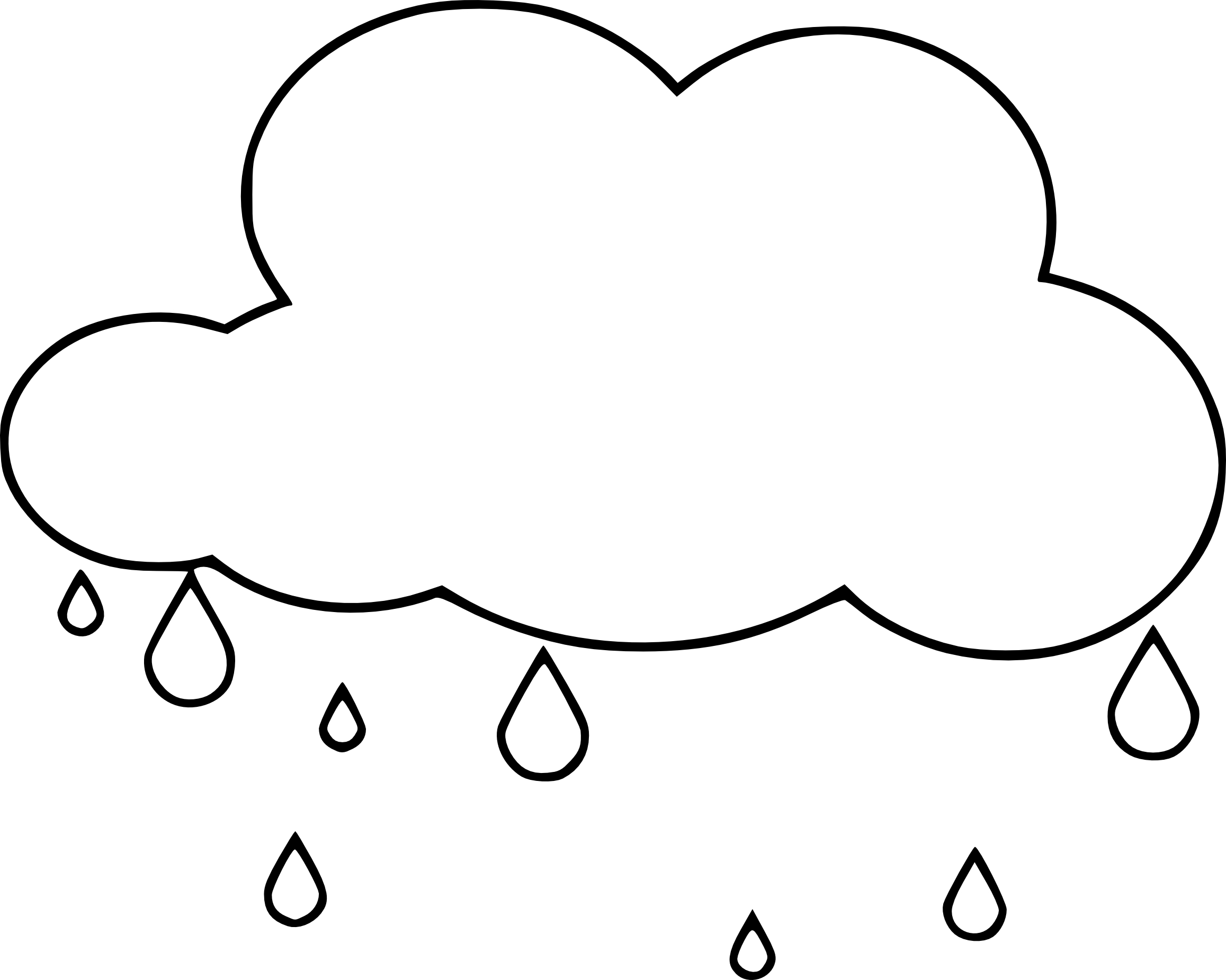 The Rain coloring page