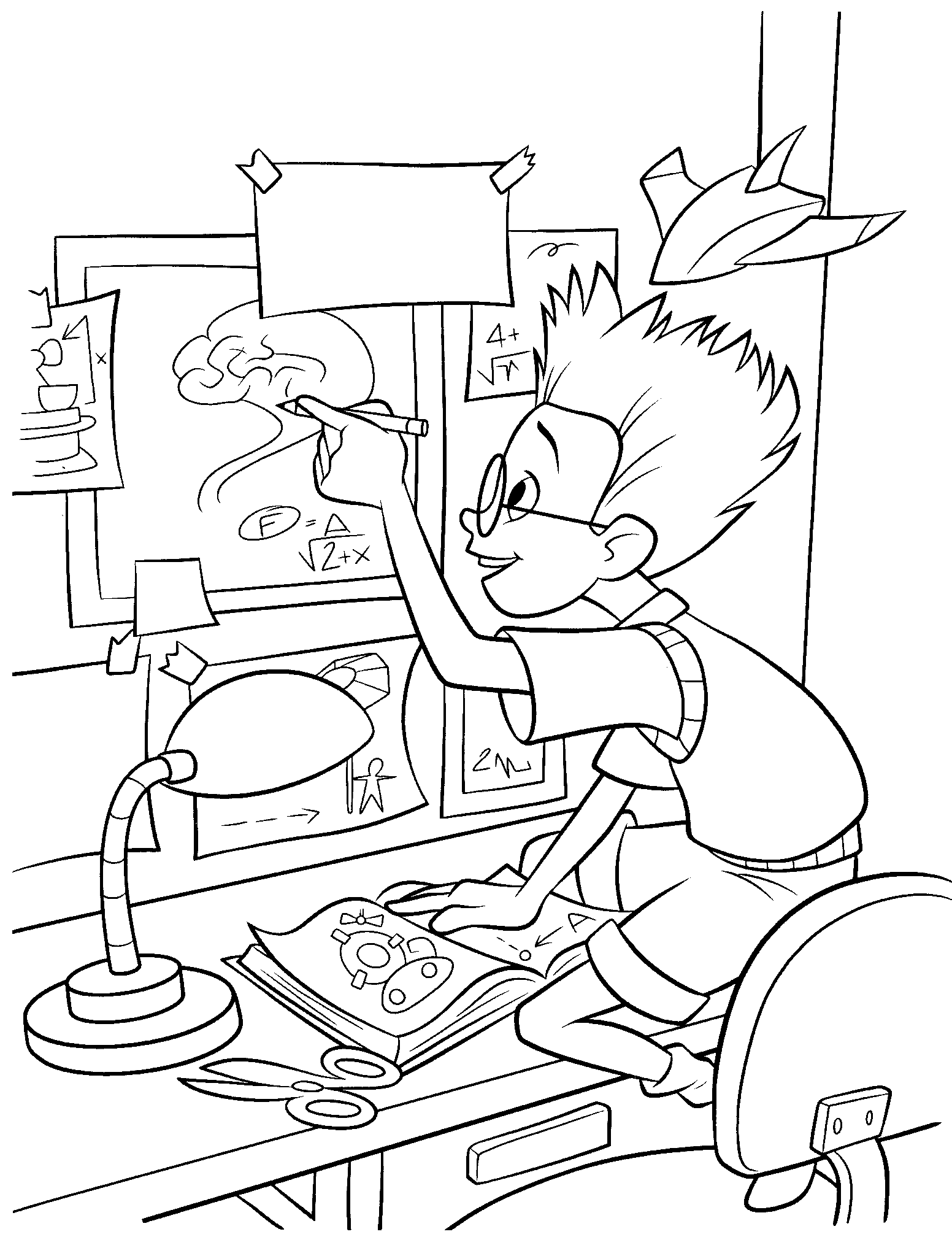 Lewis Welcome To The Robinsons coloring page