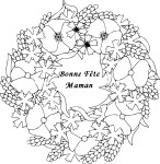 Coloriage mandala fete des meres