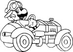 Mario Kart 7 coloring page