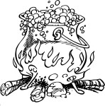 Wood Fired Kettle coloring page