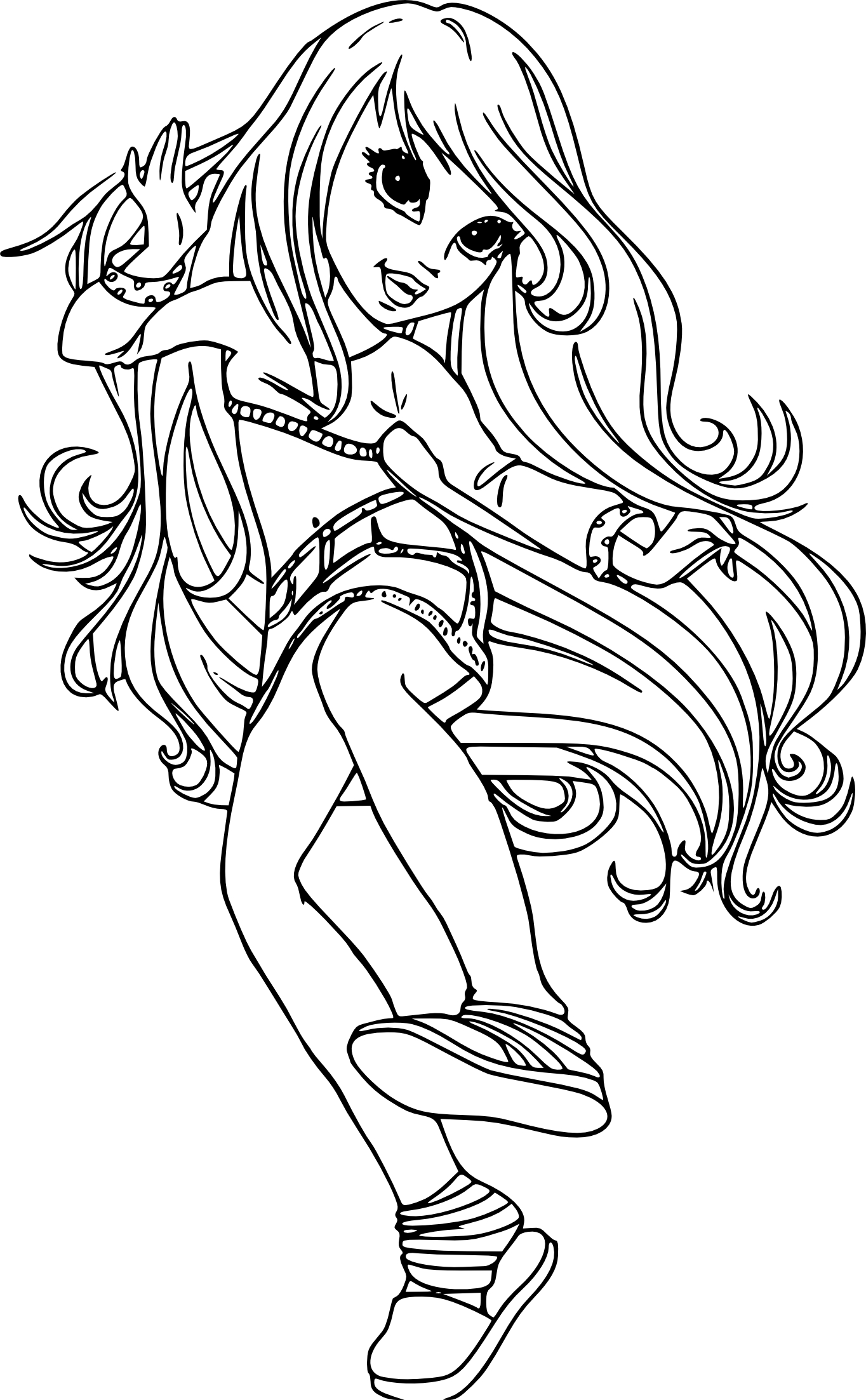 Moxie Girlz coloring page