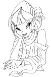 Musa coloring page