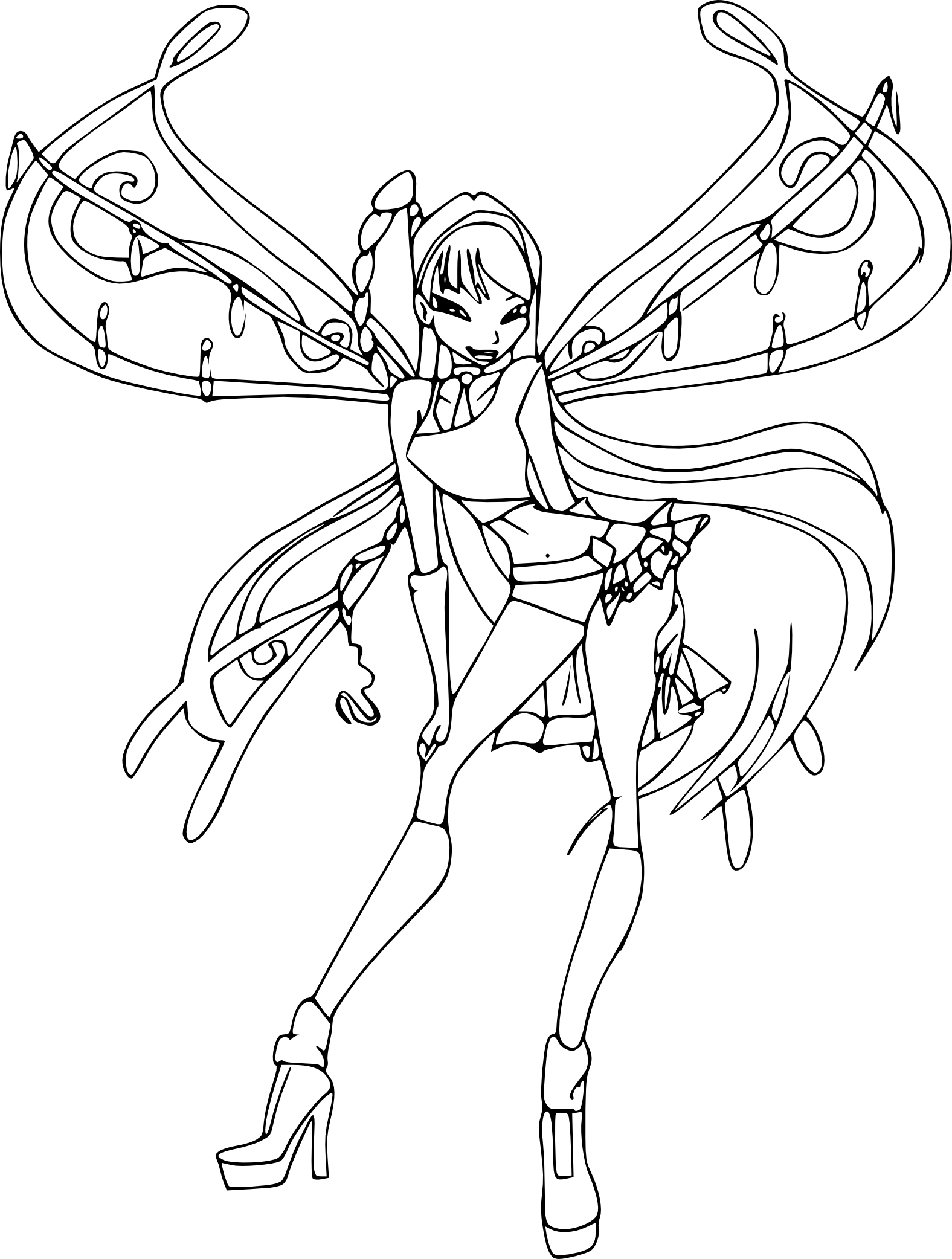 Musa Believix coloring page