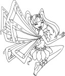 Musa Enchantix coloring page