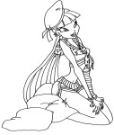 Musa Winx Club coloring page