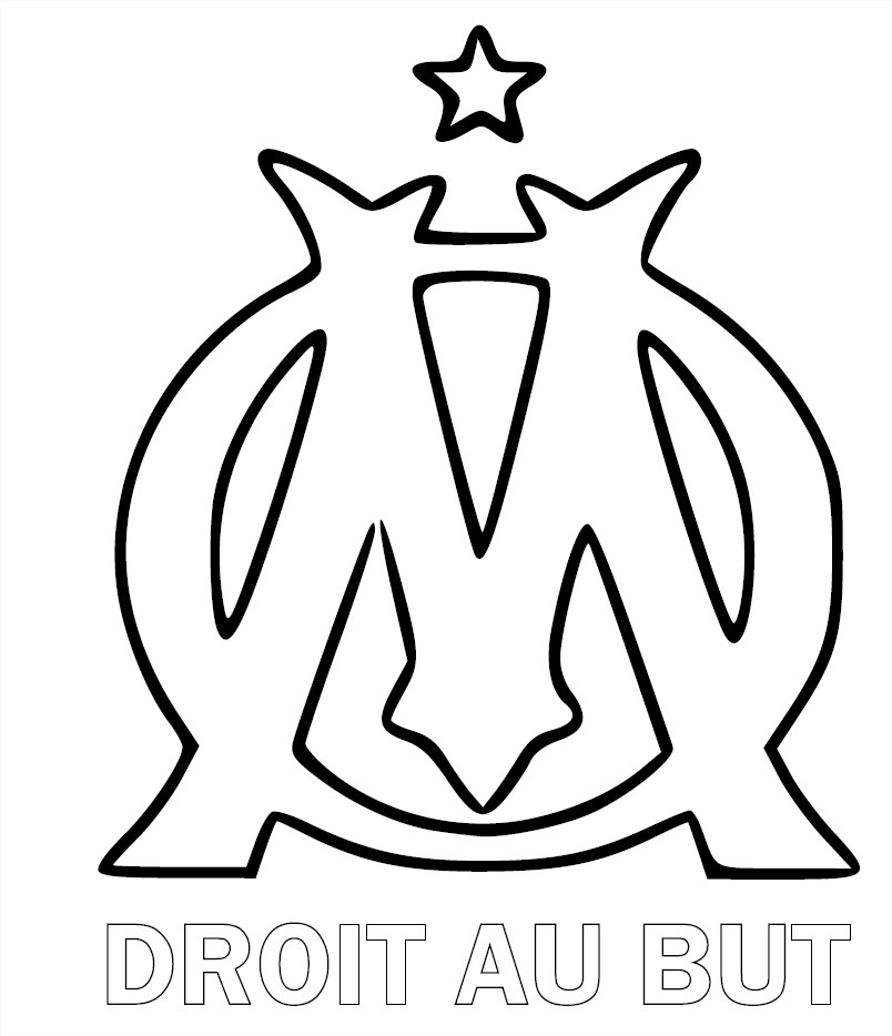 Olympique De Marseille coloring page