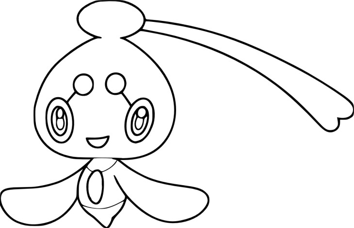 Phione Pokemon coloring page