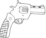 Coloriage pistolet