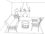 Exhibition coloring page