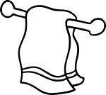 Bath Towel coloring page