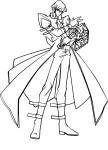 Seto Kaiba Yu Gi Oh coloring page