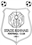 Stade Rennais Crest coloring page