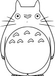 Disegno di Totoro da colorare