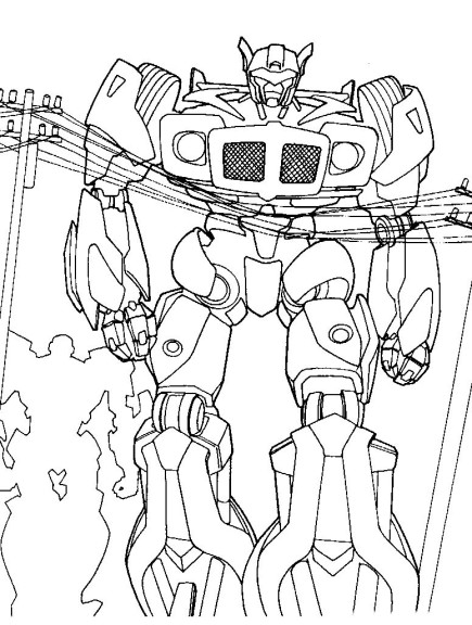 Coloriage Transformers 4
