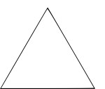 Triangle coloring page