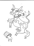 Mad Cow coloring page