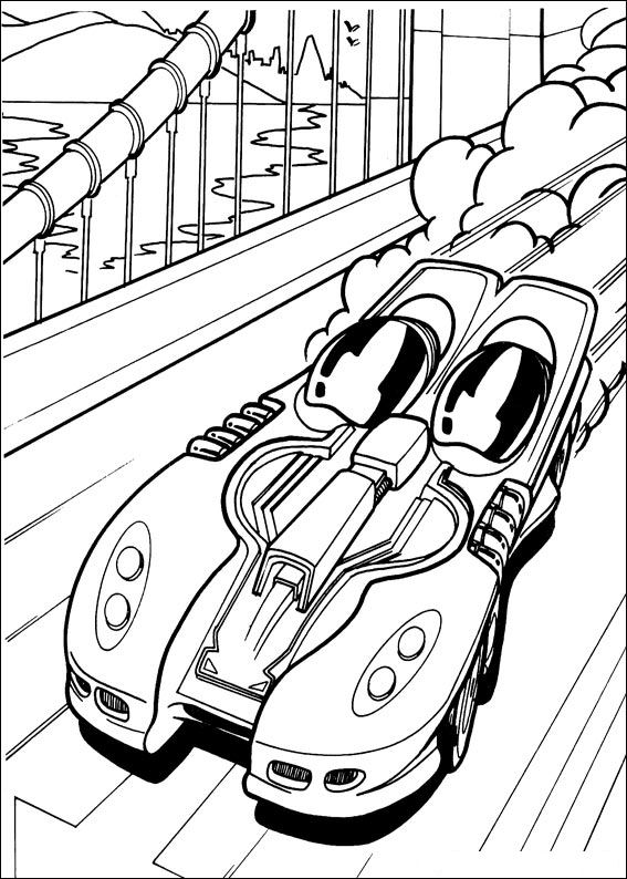 Hot Wheels Car coloring page