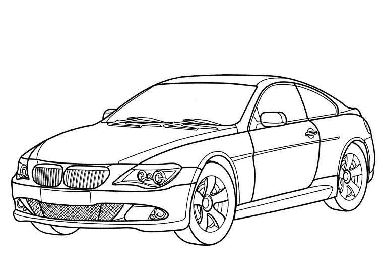 Jaguar Car coloring page