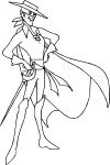 Coloriage zorro