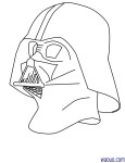 Darth Vader Free coloring page