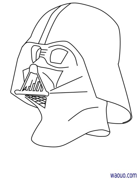 Darth Vader Free coloring page